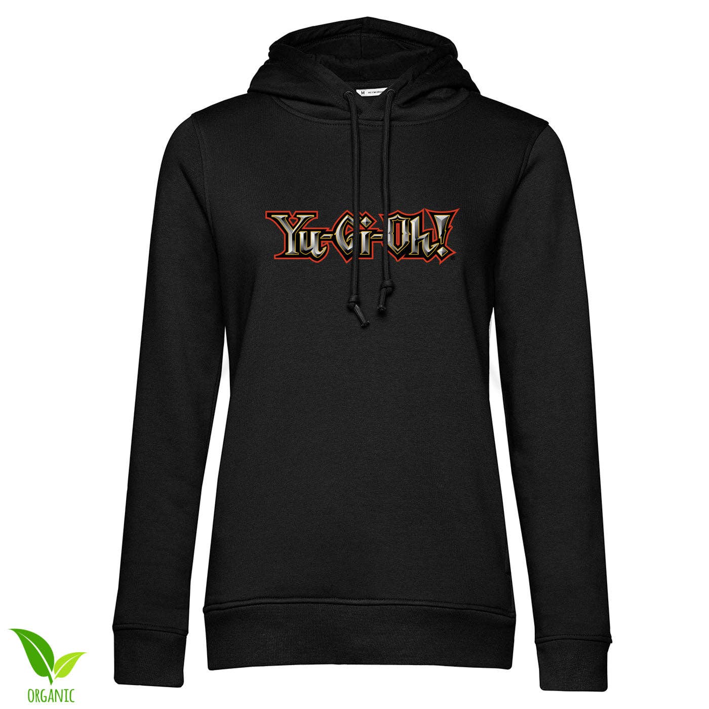 Black Yo-Gi-Oh! Logo Girly Hoodie for wholesale on Faire0