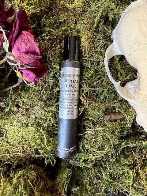 Burial Oak Perfume Oil | Fig,Violet, Orris, Bark, Amber, Air for wholesale by Reliquary Perfume