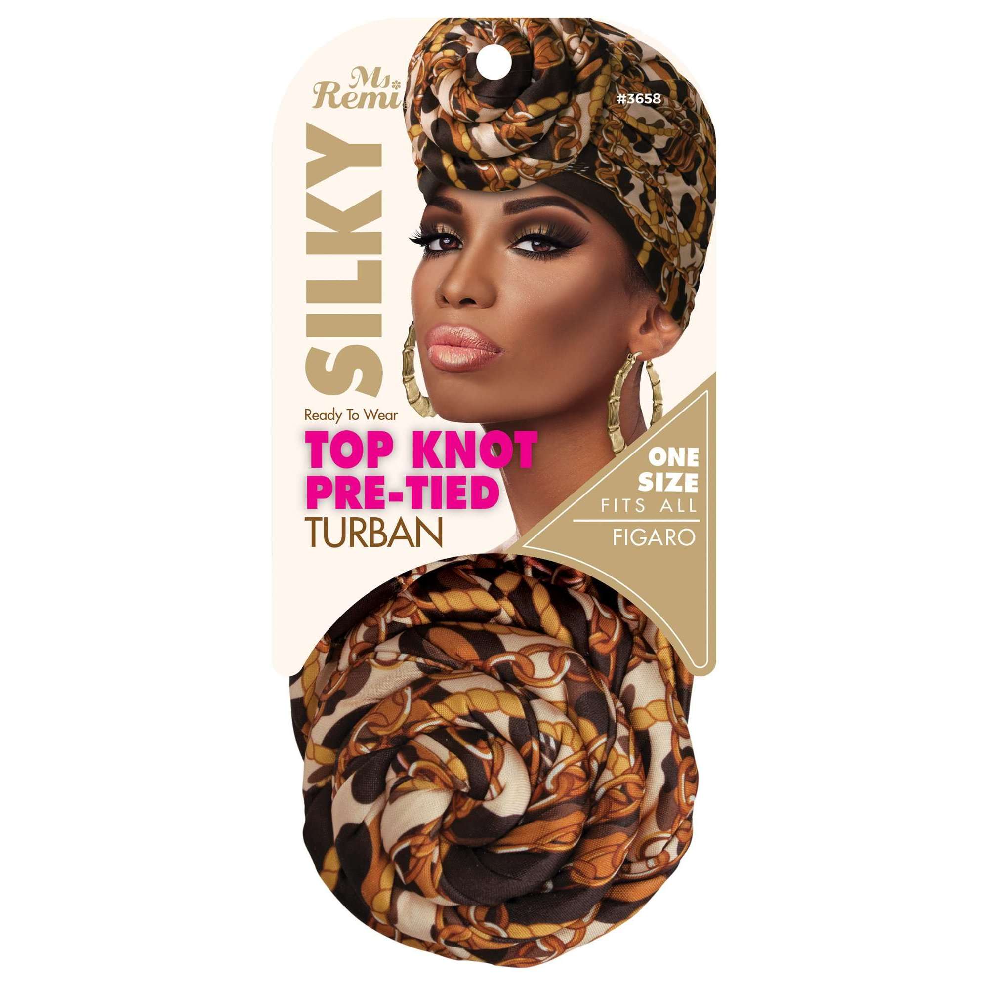 Annie International, Inc. - Wholesale Turban - Women's - Ms. Remi Silky Top Knot Pre-Tied Turban Assorted Colors5