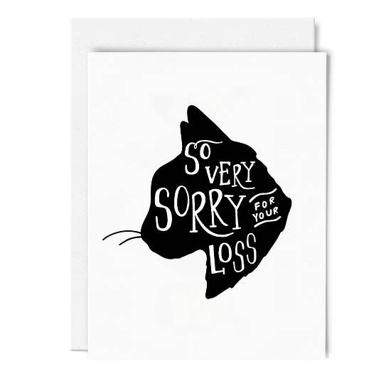 Verlust der Katzenkarte - Verlust der Haustier-Karte - Sympothy Card für den Großhandel von P.S. by Carrie