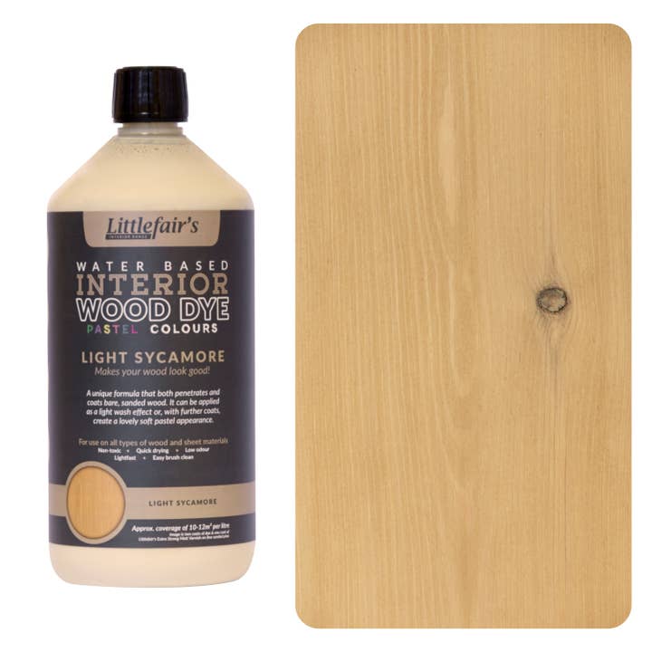 Littlefairs Wood Finishing Products Ltd – wholesale Furniture wax/paint – Wood Stain Water-based - Light Sycamore