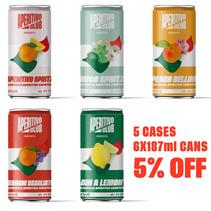 Mixed Aperitivo Spritz Cocktail Pack | 5 Flavours | 30 cans and other Purchase wholesale boilie base mix ingredients. Free returns & net 60 terms on Faire trending on Faire.