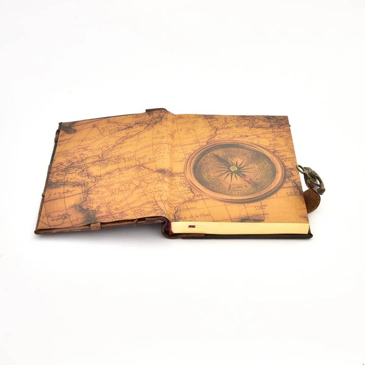 ML Marcaleather - Vente Journal intime - Carnet de bord en cuir en lambeaux, carnet de notes, stylo gratuit3