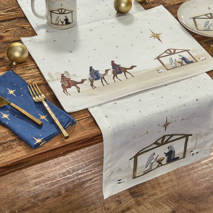 Split P - Wholesale Placemat - Away In A Manger Placemat