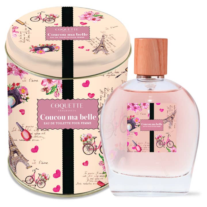 Coffret parfum Coucou Ma Belle COQUETTE - 100ml pour la vente par Jactal