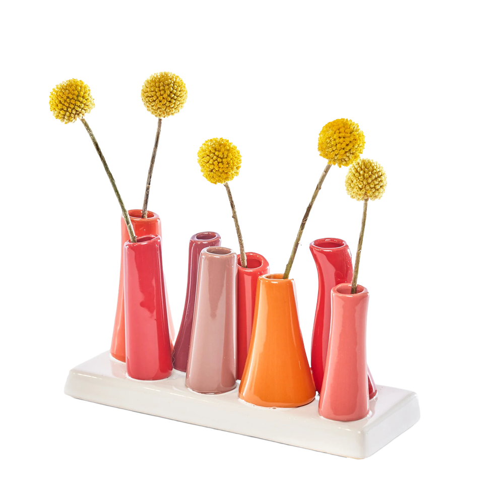 Chive - Wholesale Vase - Pooley Colorful Bud Vase For Flower Arranging Rectangular49