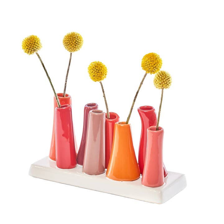 Chive - Wholesale Vase - Pooley Colorful Bud Vase For Flower Arranging Rectangular49