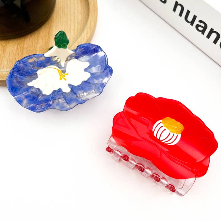 TheDivaSoap – wholesale Hair clip – Women’s – Beautiful Flower Claw Clip, New Spring And Summer Hair Clips8