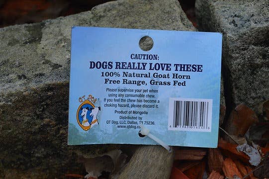QT Dog, LLC - Wholesale Pet Chew Toy - Dog - Gobi Goat Horn10