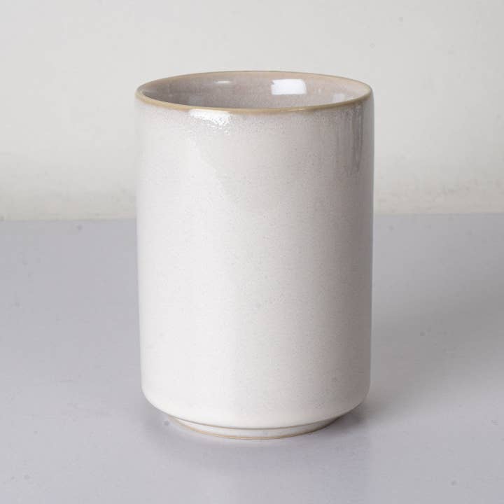 Urban Tokyo - Wholesale Coffee Mug - Ume Plum Blossoms Yunomi Style Tea Cup Reactive Glaze 10 fl oz (6/72)1