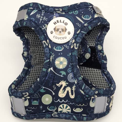 Pawfect Viking -STEP IN DOG CAT Harness PERFECT WALKING CAT for wholesale by Hello Coucou