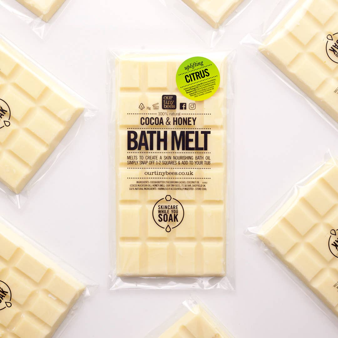 Our Tiny Bees - Wholesale Bath/Body Oil - Citrus Bath Melt / 100% Natural / Eco Friendly2