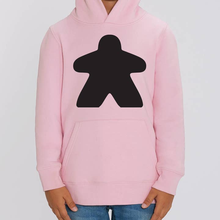 Sudadera con capucha Meeple para niños para venta al por mayor de Meeplings | Handmade in Berlin