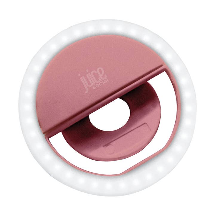 Jus Social Clip-On Anneau Lumineux Selfie pour la vente par Juice