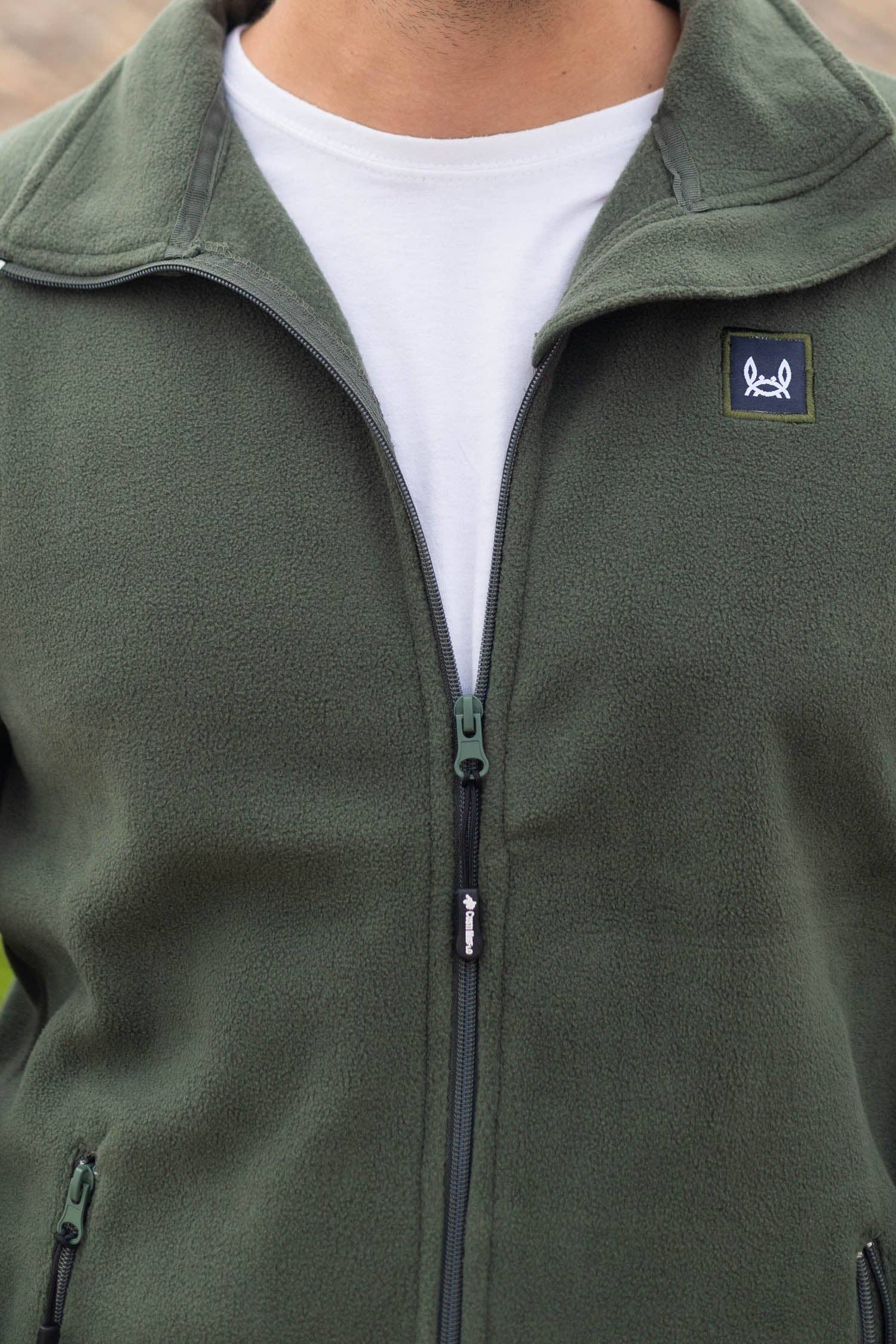 Custi Mikelo: Men's Clothing & Christmas Gifts – Engroshandel Fleecejakke – til mænd – Grøn jagtfleece3