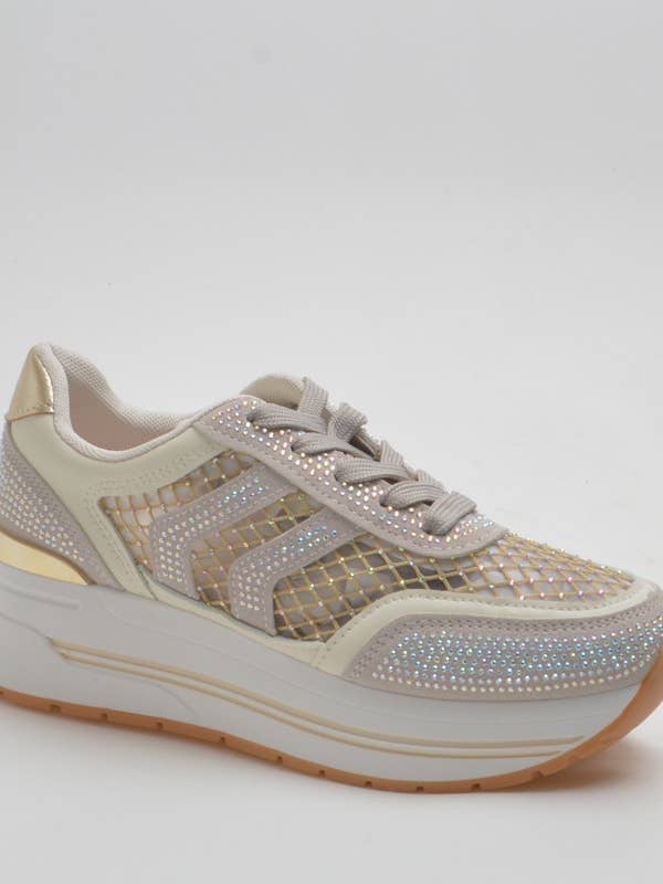 CASUAL SNEAKER WITH RUBBER SOLE for wholesale by SWEET MAGIC MODA Y COMPLEMENTOS