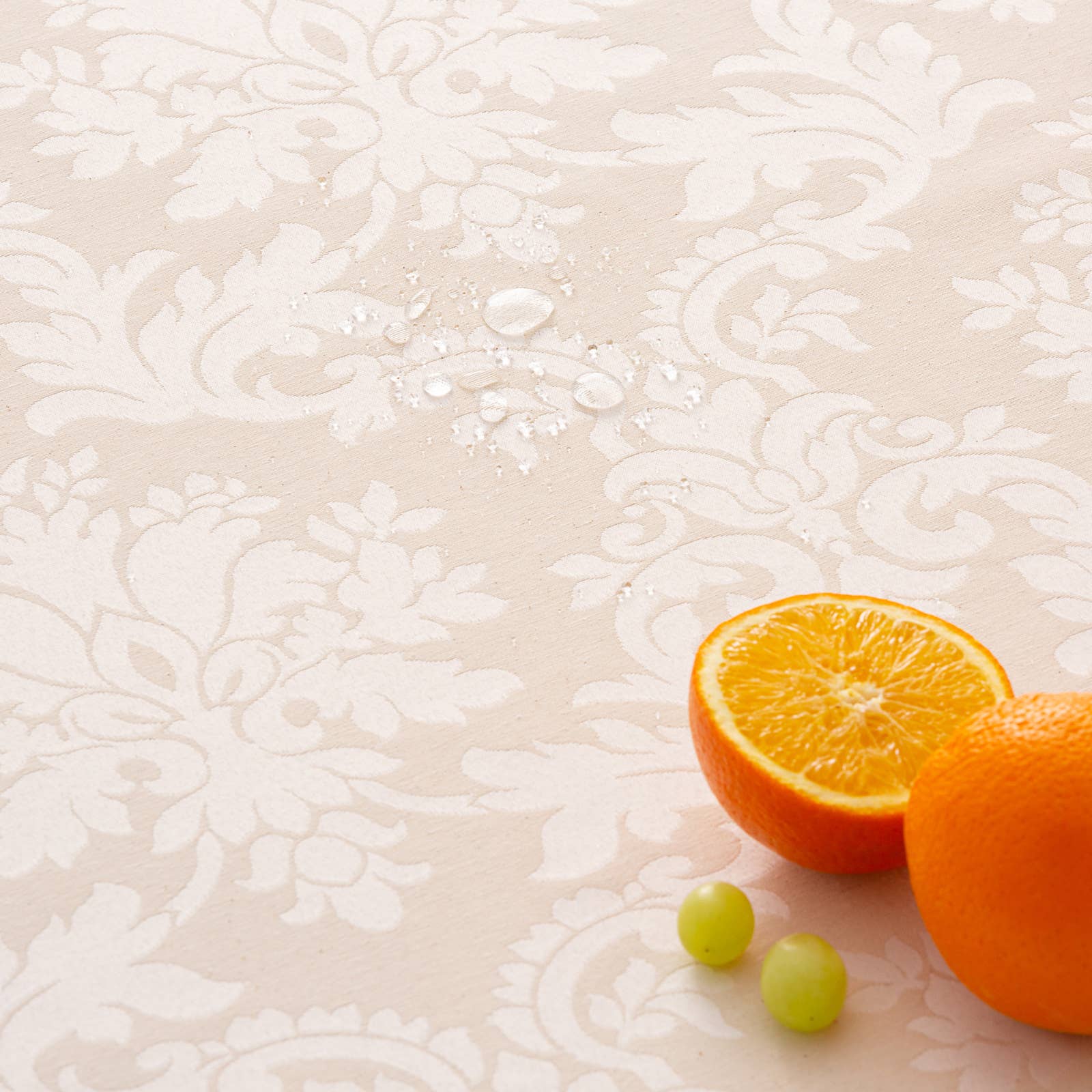 GAMUSI – wholesale Duk – Vattentät jacquardduk i bomull med blommönster från DAMA21