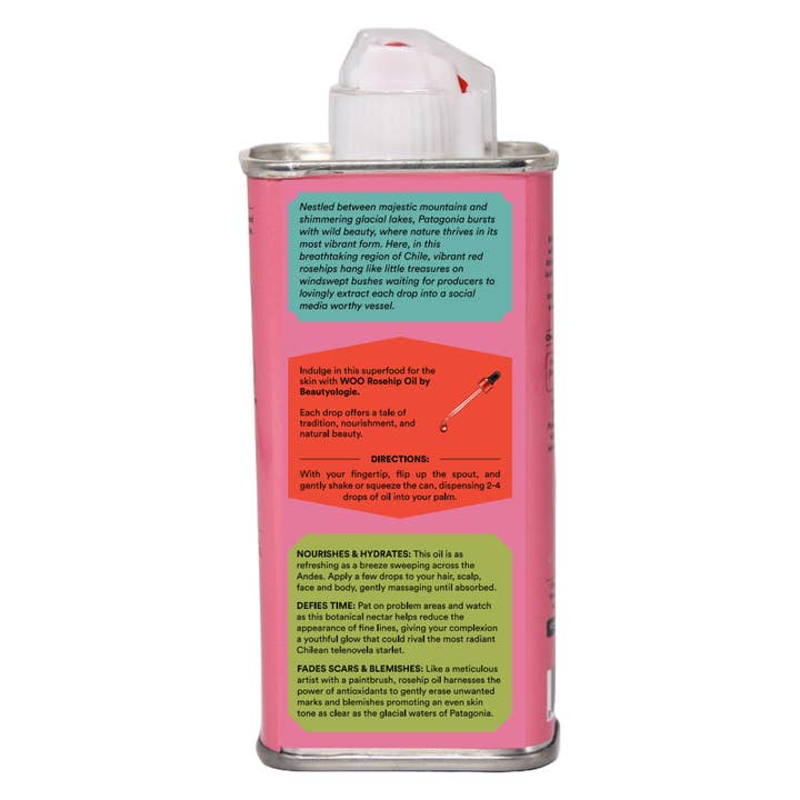 WOO World of Oils - Vente Huile pour le bain/corps - Huile de cynorrhodon, 100 % biologique1