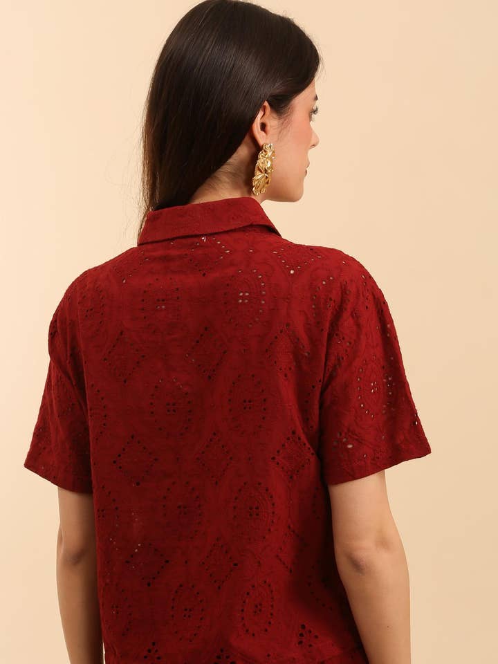 Daphnea - Wholesale Button Down Shirt - Women's - 5762 TOSCANE BLOUSE2