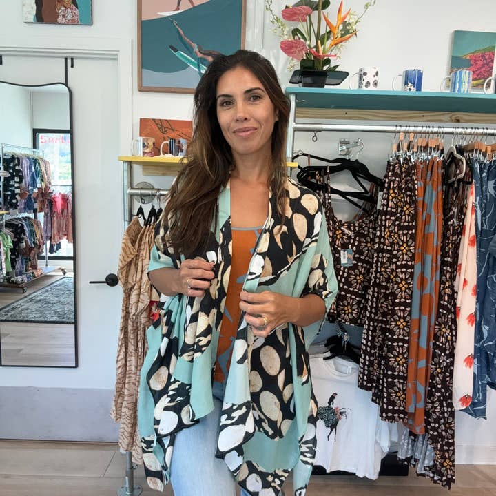 Mahina Cone Kimono for wholesale by Paradise Now Hawaiʻi