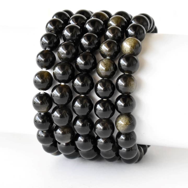 Soothing Crystals – Großhandel Perlenarmband – Heilungsarmband | Goldener Obsidian | Edelsteinarmband9