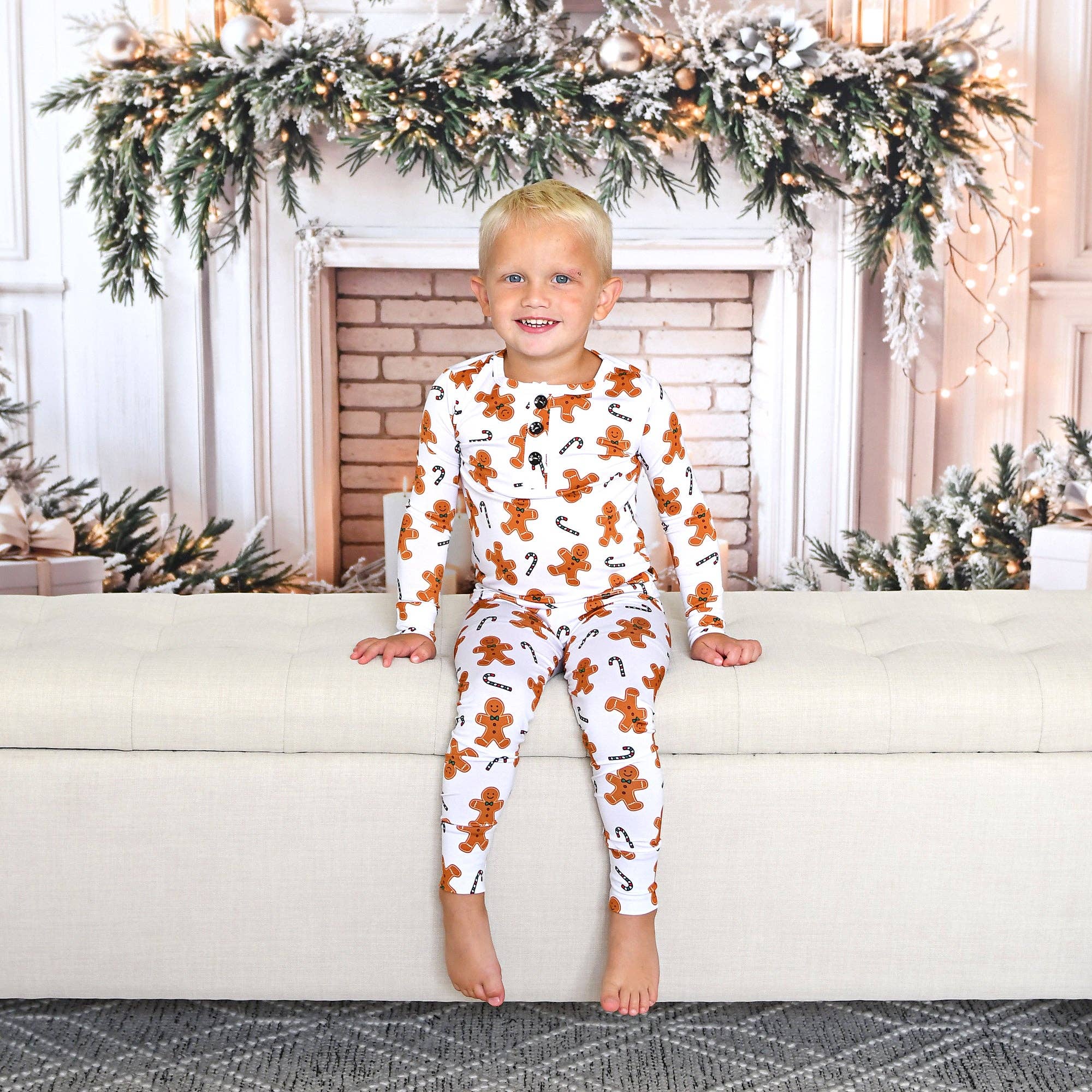 Gigi and Max – Engroshandel Pyjamasæt - Børn – Fritz Peberkage TO-DELS Matchende Julepyjamas5