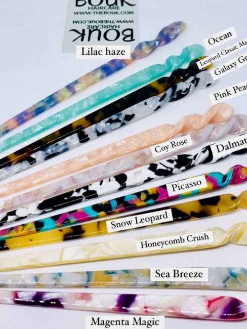 Recycled Plant Plastic Hair Pin for wholesale by BOUK