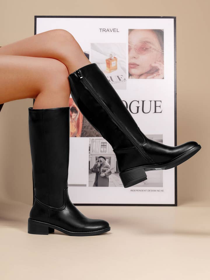 C'M PARIS - Wholesale Boots - Women's - Minimalist Riding Boot 683317