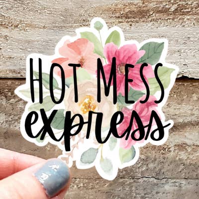 Hot Mess Express-sticker voor wholesale door Gearhart Design Co.