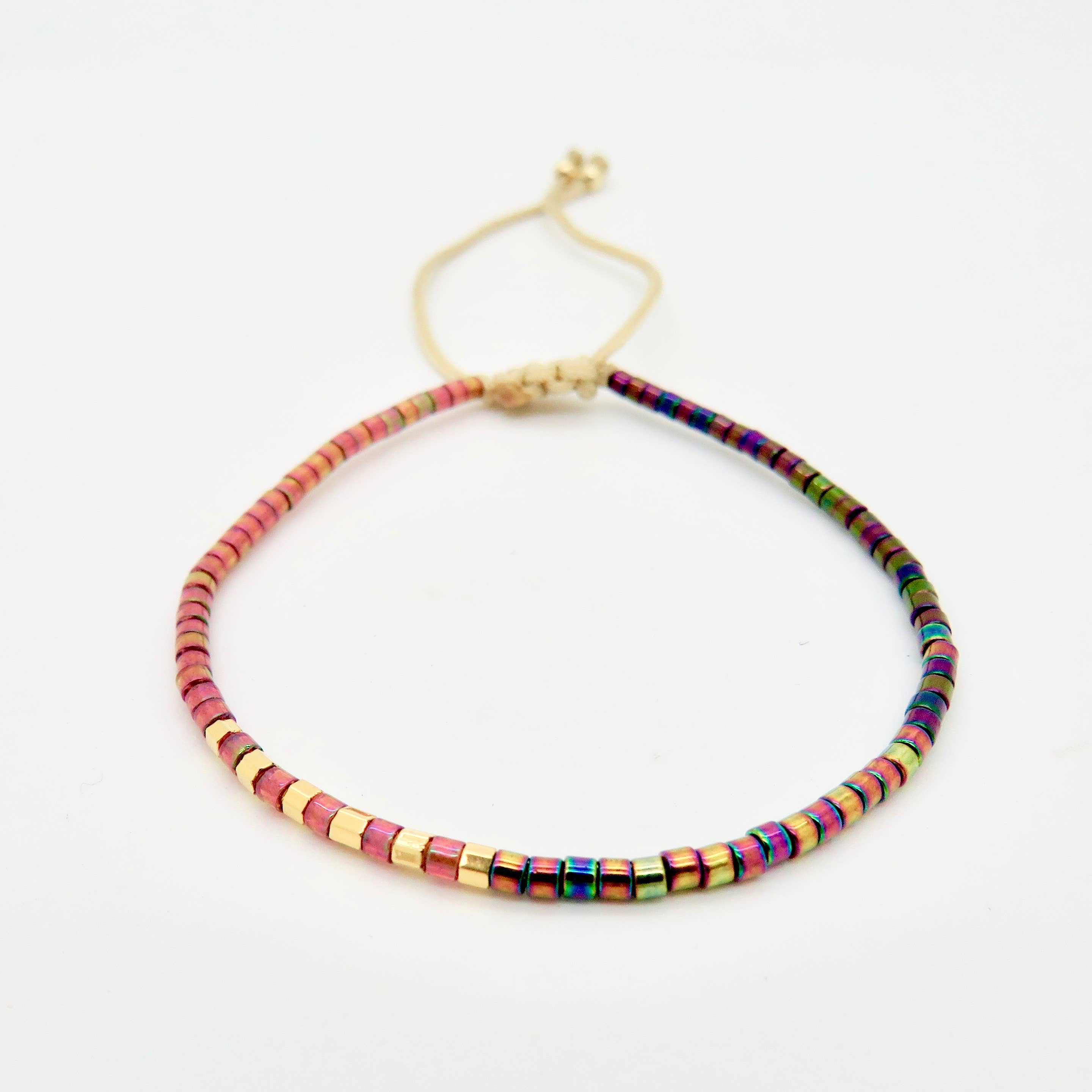 Rosamariposa - Wholesale Beaded Bracelet - Metallic Ombre 0