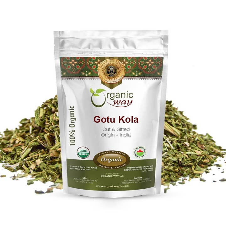 Organic Way LLC - Wholesale Herbs - Organic Gotu Kola (Cut & Sifted)