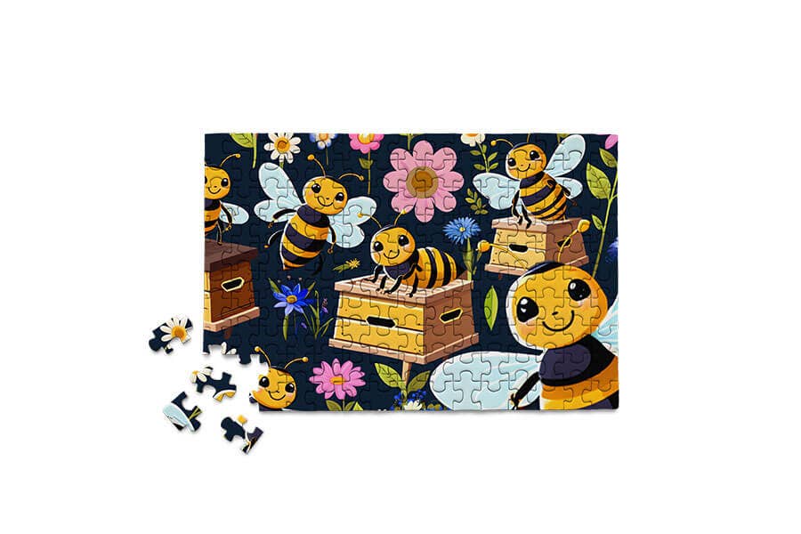 Micro Puzzles – Engroshandel Puslespil - Voksen – Honningbier Landvenner2