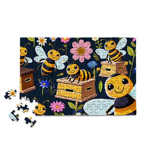 Micro Puzzles – Engroshandel Puslespil - Voksen – Honningbier Landvenner2