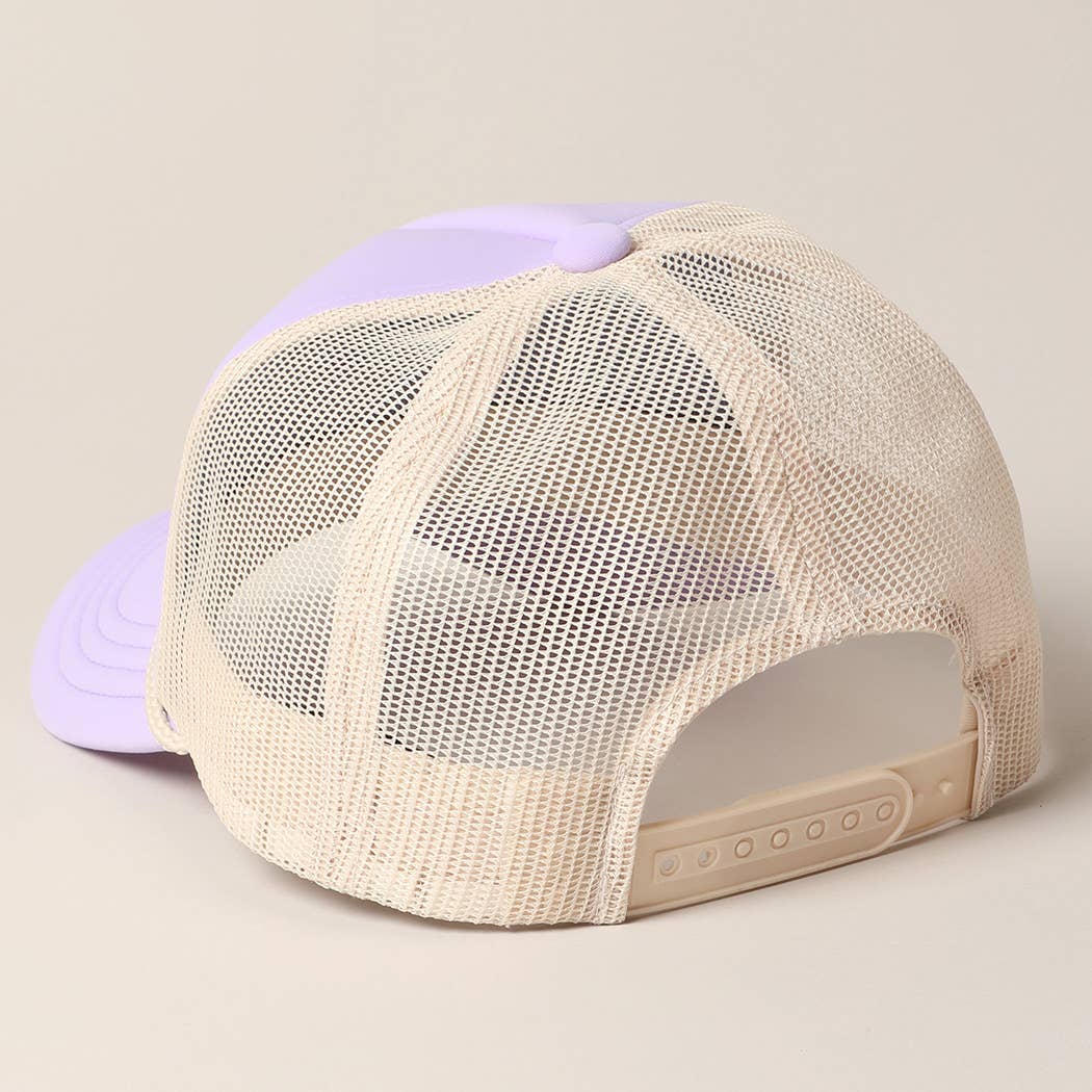 Fashion City – wholesale Trucker hat – Women’s – Plain Foam Rope Mesh Back Trucker Hat 19