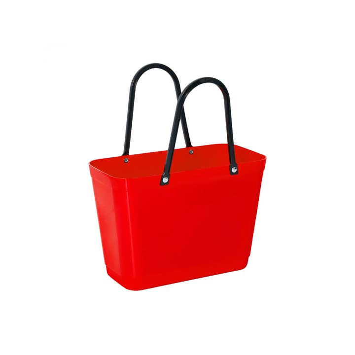 Cose Nuove - Wholesale Grocery/Shopping Bag - Hinza Bag, Traditional Plastic - Red1