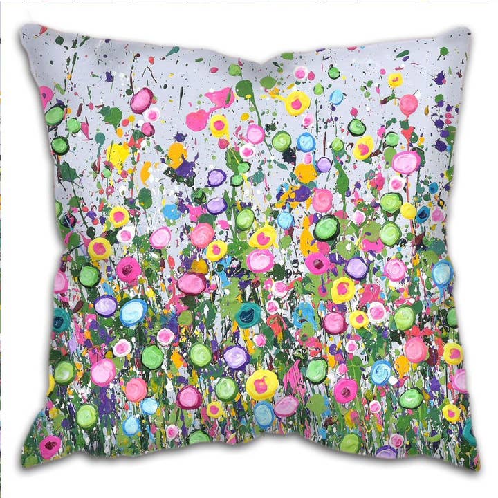 Live Life In Full Bloom Cushion for wholesale by Jo Gough