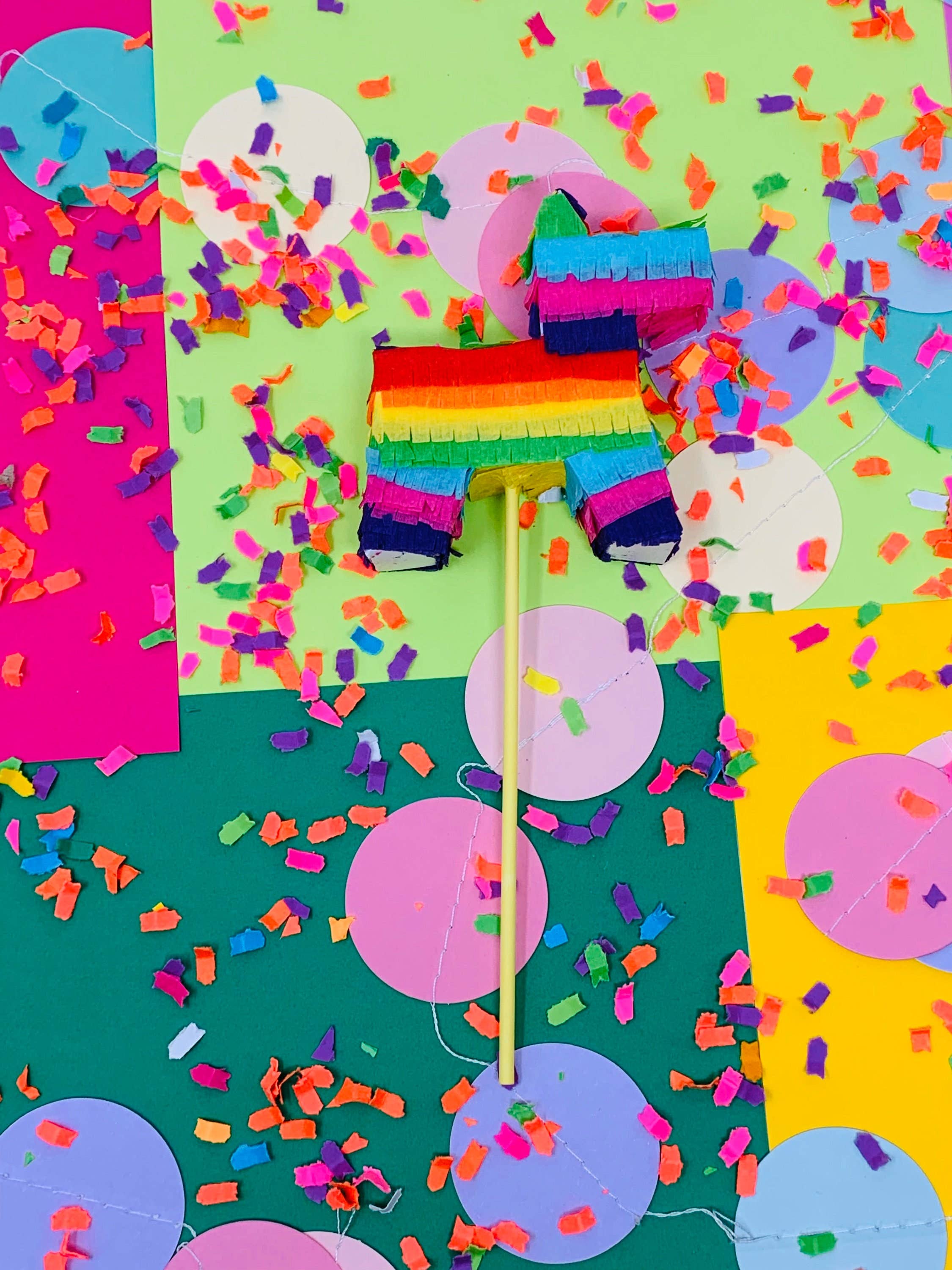 My Soiree Designs - Wholesale Cake/Cupcake Topper - Mini Donkey Pinata Cake Topper (1)