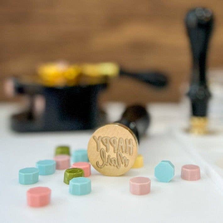 Honey Bee Stamps - Wholesale Rubber/Decorative Stamp - Happy Mail - Wax Stamper9