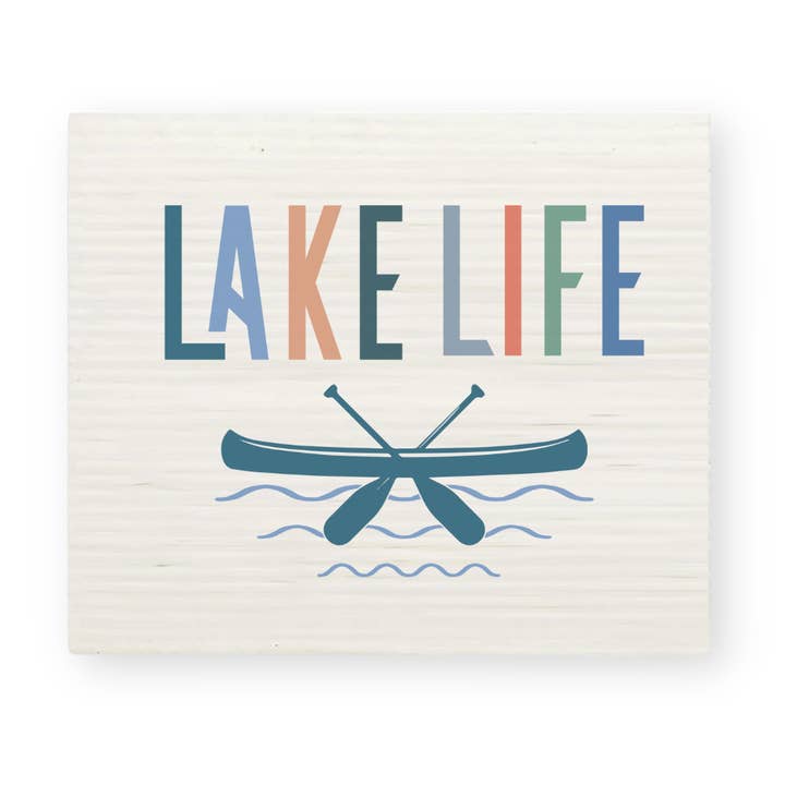 Swedish Dishcloth | Lake Life Canoe for wholesale by Creative Compass