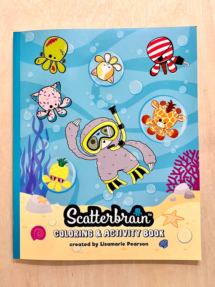 Cahier d'activités à colorier pour la vente par Scatterbrain