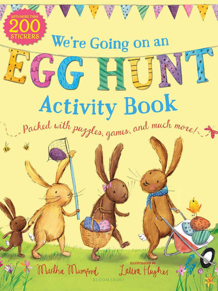 We're Going on an Egg Hunt Activity Book for wholesale by Macmillan Publishers