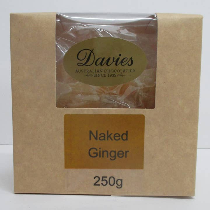 250g Naked Ginger for wholesale by Davies Chocolate