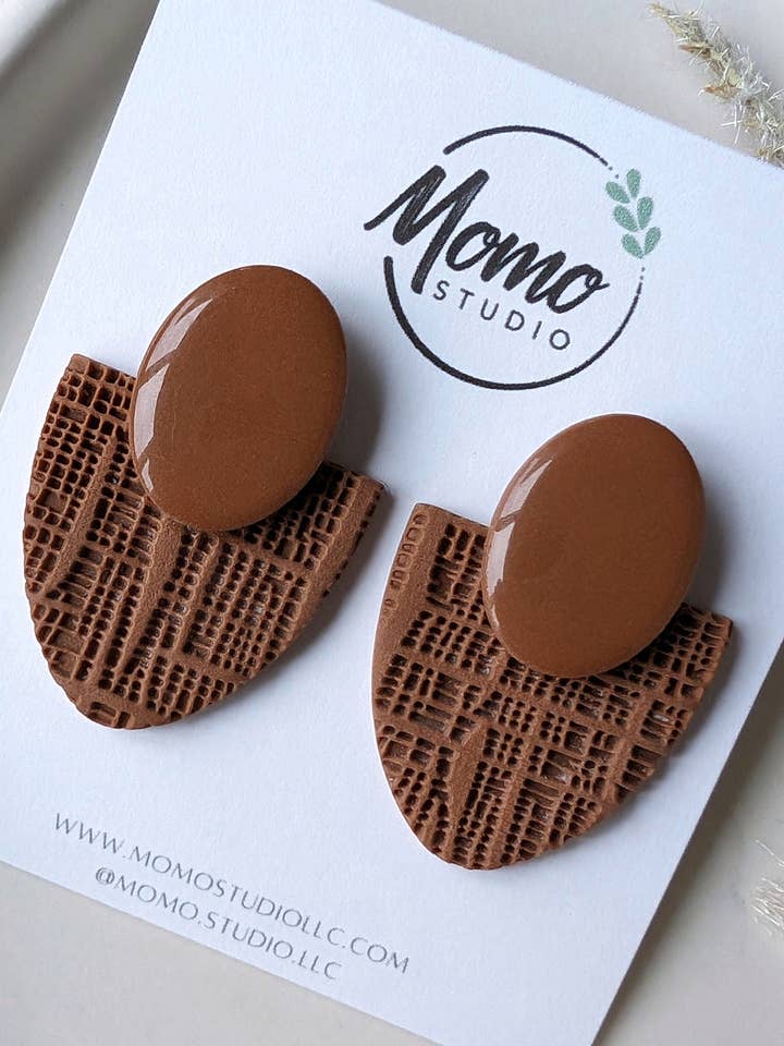 Statement Stud - Strong Neutrals Palette - Spicy Mix for wholesale by Momo Studio LLC