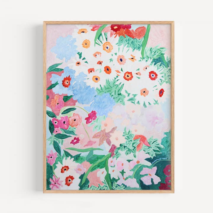 Wild At Heart Art Print for wholesale by Mackenzie Kuck Art + Textiles