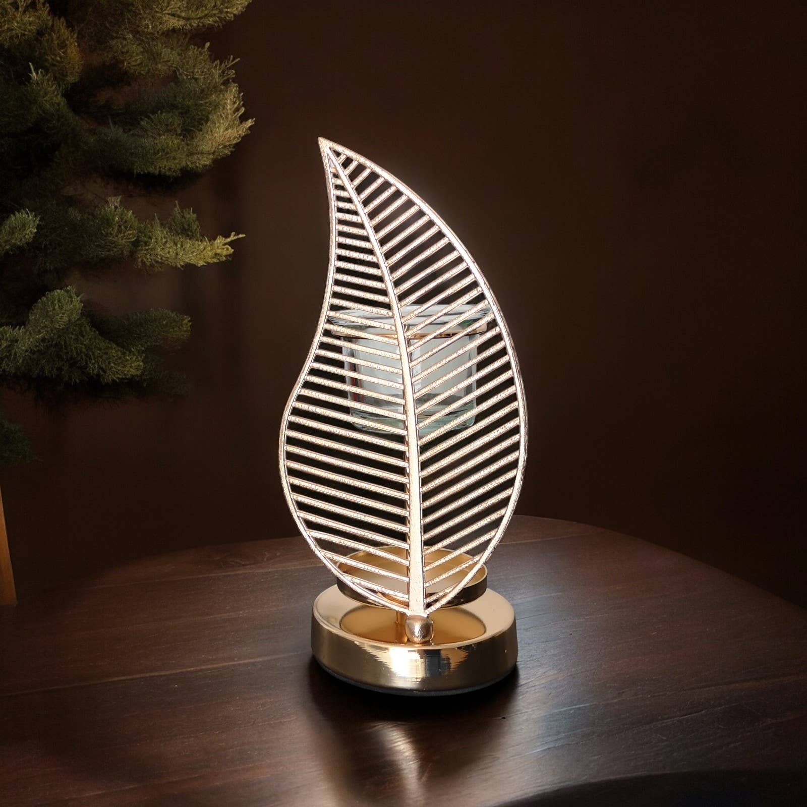 Zen'Arôme - Wholesale Oil Warmer - Oil Burner and Scented Wax Melter Palm Metal and Ceramic15