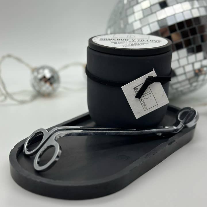 Handmade concrete tray for wholesale by Burnt October