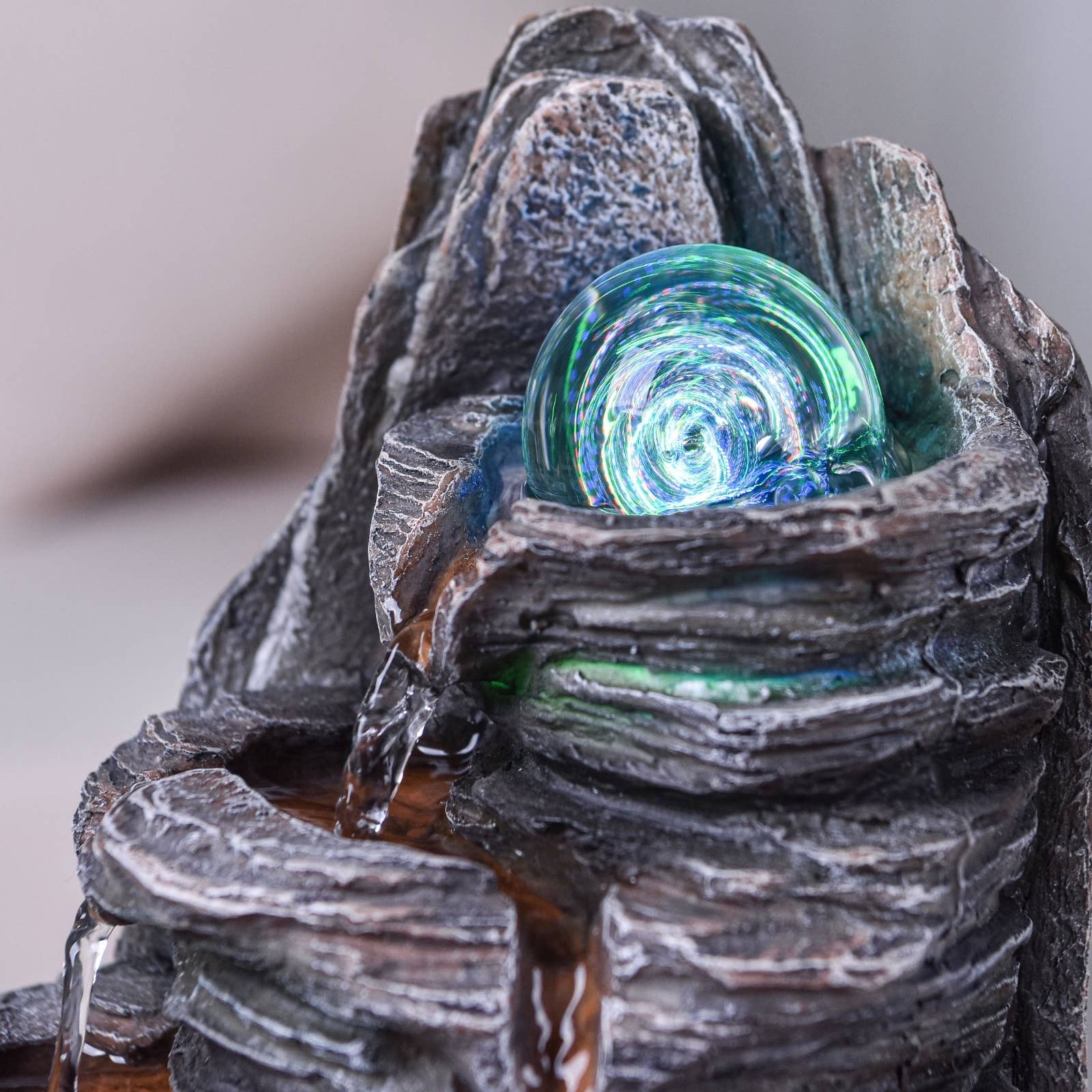 Zen'Arôme – wholesale Mantle scarf – Luberon Indoor Fountain - Zen Cascade Style Rock Effect10