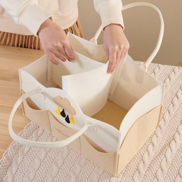 Sunveno - Wholesale Diaper Caddy - Baby - Cartoon Diaper Storage Basket3