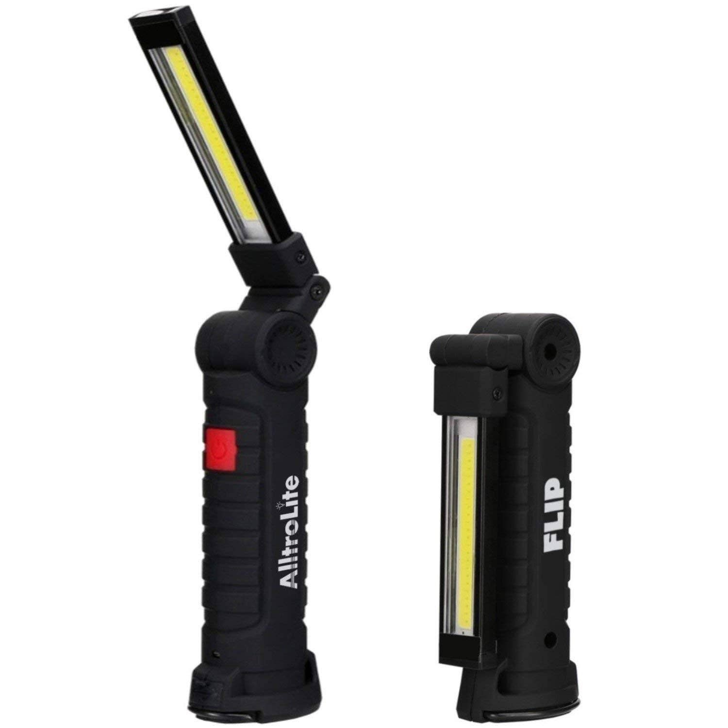Alltronics (DBA Alltrolite) - Wholesale Flashlight - Flip Rechargeable COB LED Magnetic Flashlight & Work Light5