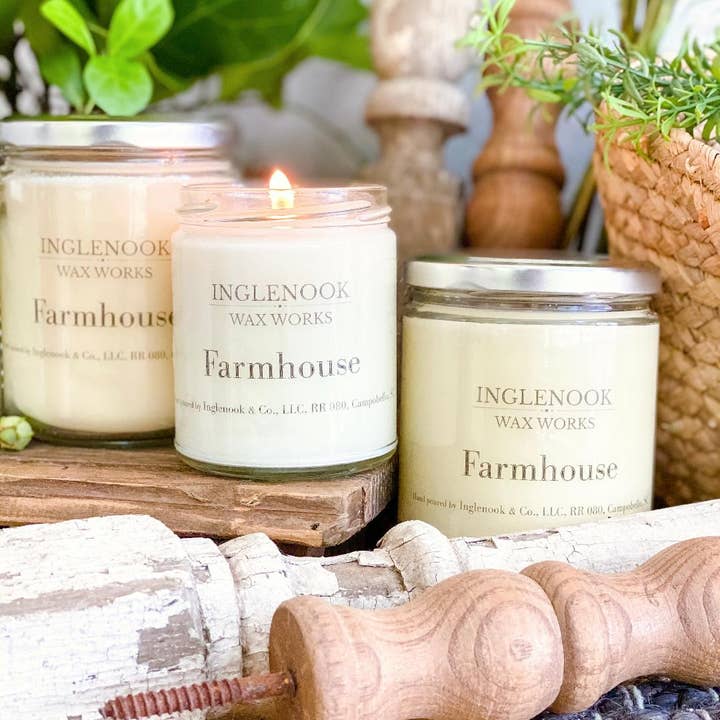 Inglenook & Co. - Wholesale Jar/Filled Candle - Farmhouse Soy Wax Soy Candle Clean Appearance2